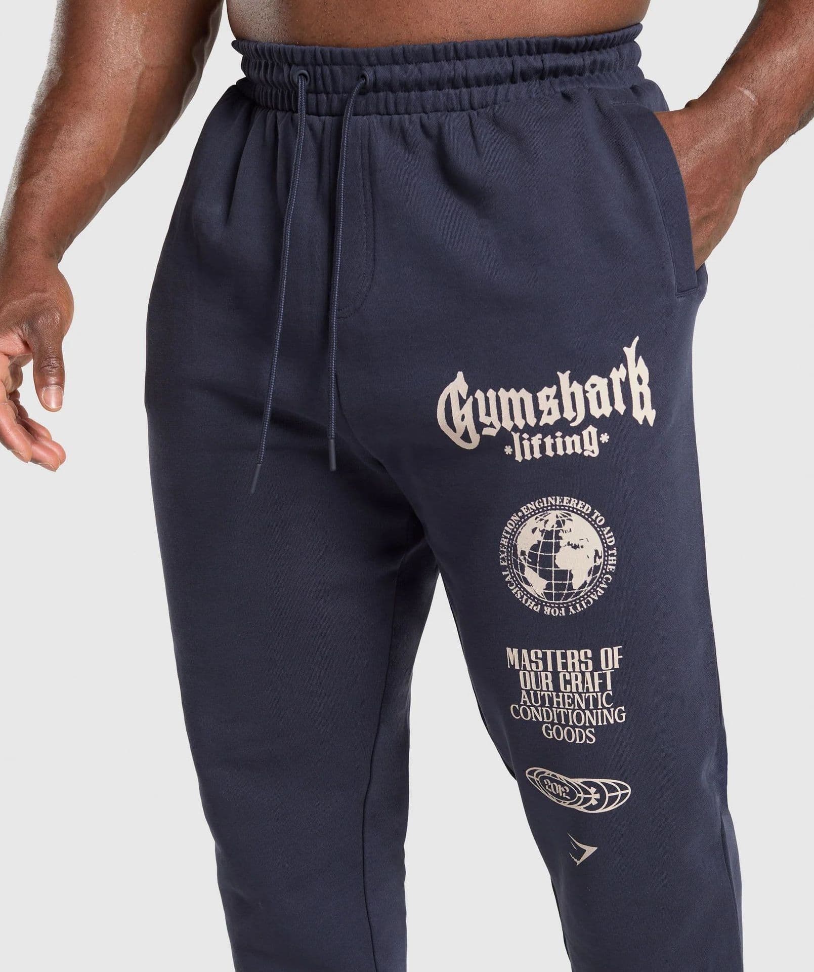 بنطلون رياضي Gymshark جوجر مطبوع - 4